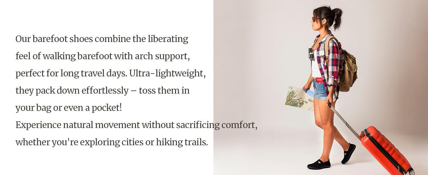 Ultra Light Women's Knit Slip On Flats Featuring Wide Toe Box Barefoot Design Zero Drop Sole and Breathable Material for Healthy Natural Foot Function