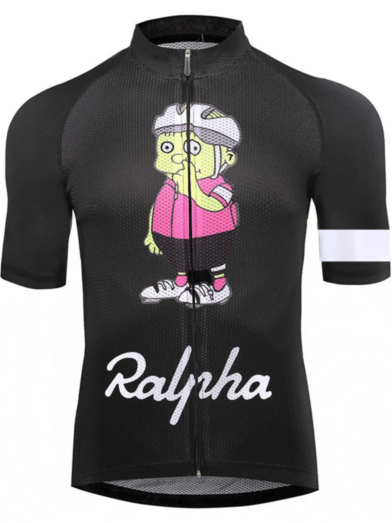 Professional Cycling Sportswear, Breathable Windproof Sweat-Wicking Zipper Short Sleeve Top, Cyclist Jersey, Unisex S-Type Fashion Design