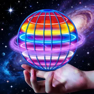 Galaxy Anti-Gravity Boomerang Ball – Hover Orb & LED Fly Spinners for All Ages – Cool Indoor/Outdoor Toys for 6-12 Year Olds & Teens