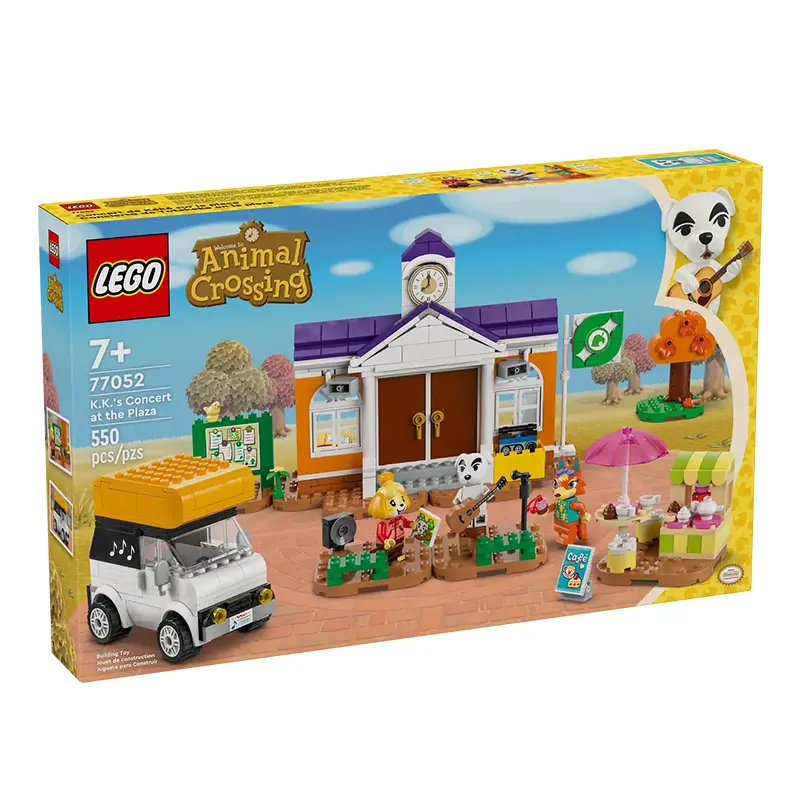 LEGO Animal Crossing K.K.'s Concert at the Plaza 77052 Building Set with 550 Pieces for Ages 7+