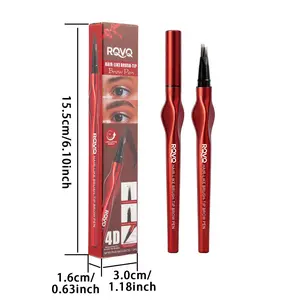 RQVQ foreign trade specializes in multi-fork 4D eyebrow pencil, which is quick to make with distinct roots. Wild eyebrow waterproof sweat eyebrow pencil