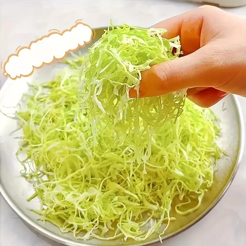 Multifunctional with Brush, Stainless Steel Blades, Durable Plastic Frame, Easy-To-Use Kitchen Tool for Home Cooking, Vegetable Cutter, Vegetable Cutting Slicer, Kitchen Gadgets