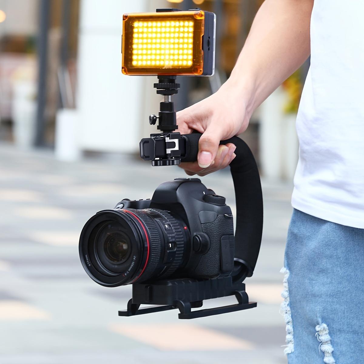 U/C Shape Portable Handheld DV Bracket Stabilizer, Multifunction Adjustable Smart Phone Video Rig for Camera Action & Camcorder, Gimbal, Vlogging, Video Recording Equipment