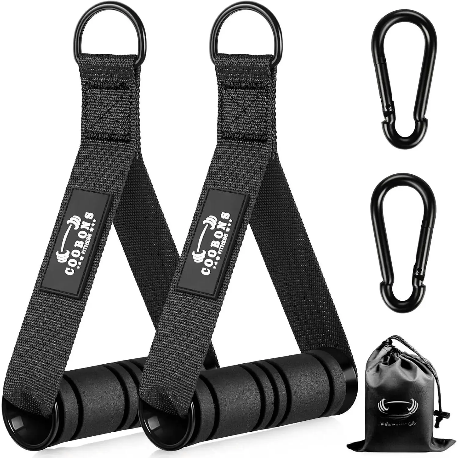 Heavy Duty Exercise Handles, Gym  Handles for  Machine Attachments, D Handle  Attachments, Handles for Resistance Bands, Workout Accessories,  Equipment for  Gym Yifanyou Sports