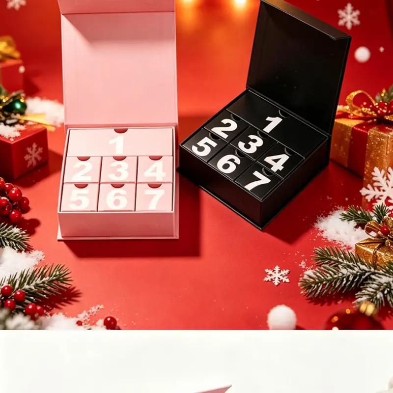 Christmas Gift Box Set, Countdown Calendar Holiday Surprise, Festive Gifts for Christmas, Perfect for Holidays and Surprises