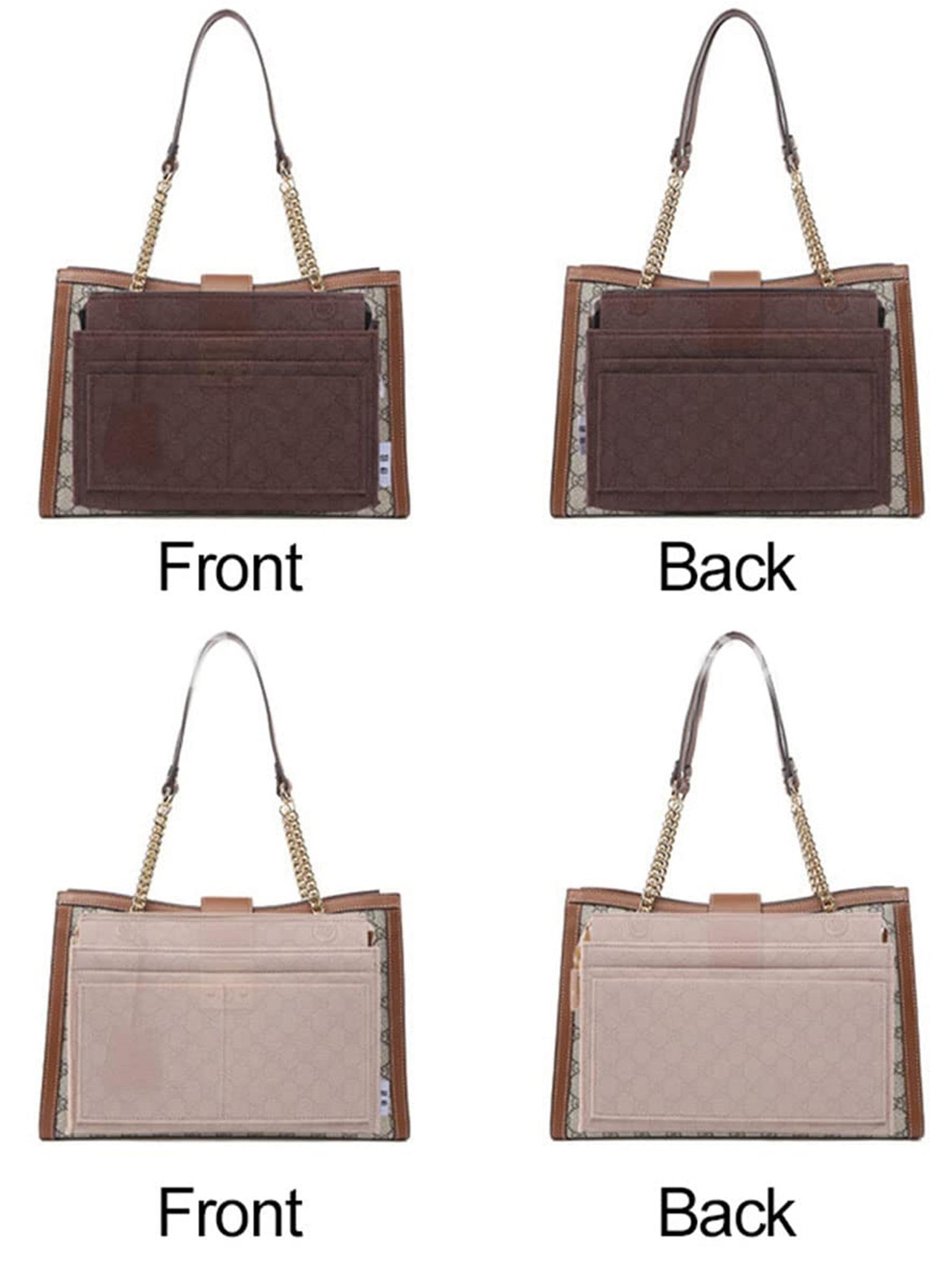 Felt Bag Organizer Insert, Multi-pocket Felt Bag Organizer for Handbag Tote Bag, Purse Organizer, Bag Accessories for Women & Men