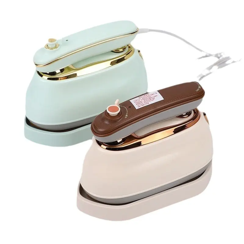 Portable Mini Cordless Household Handheld Steam Iron - Ergonomic Curved Grip Reduces Hand Soreness, Fast Preheating, Dual Wet-Dry Use, Spray Function, Internal Water Tank, Compact Lightweight (13*23cm), for Bedroom Synthetic Fabric Wrinkle Removal