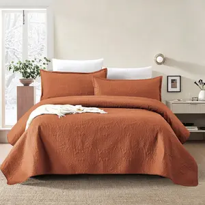 Quilts for Queen Bed Beige Bedspreads Bedding Set - Summer Lightweight Bedspread Comforter - Coin Pattern Bedding Coverlet for All Season - 3 Pieces (1 Quilt, 2 Pillow Shams)