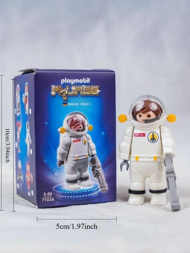 Hot-selling playmobil Mobi World 71034 Ming Box Astronaut Pilot Firefighter Doll Toys popular