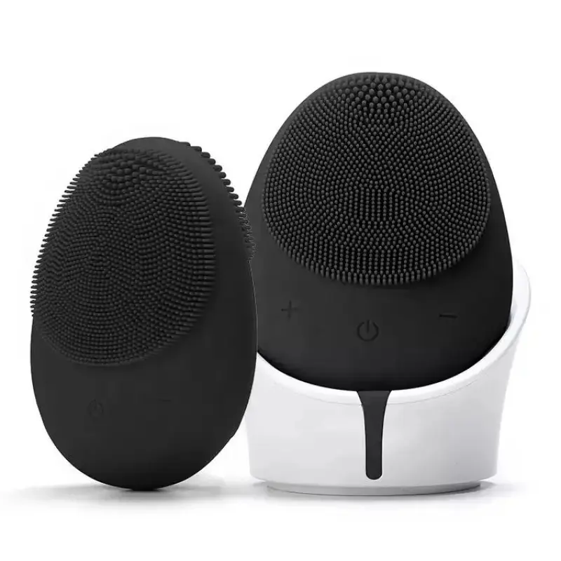 Ultrasonic Inductive Facial Pore Cleansing Brush for Beauty Enthusiasts - Euro CE Certified Food-Grade Silicone, USB Cable, Auto-Stop in 3 Minutes, Ultrasonic Deep Cleansing, Waterproof At-Home Bathing Accessory, At-Home Beauty Bathing, Auto-Stop In Three