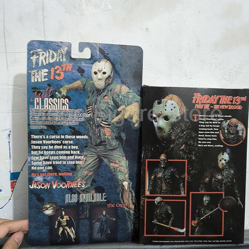 NECA Firday The 13th Jason Voorhees Action Figure Part VII A New Blood Jason Voorhees Halloween Collection Model Toy Gift