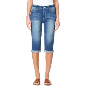 Women's 17" Inseam Capri Jeans (Available in Plus Sizes)