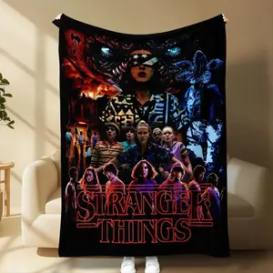 Stranger Things , Sci-Fi TV Show for Men Women Teens, for Couch Bed Home , Present for Upside Down , All Season Decorative nap gr nana gif Personalized He cheet fathe blank comf night animal artwork Tree Bl dragon na Chris cozy weig gran offi th ligh blan