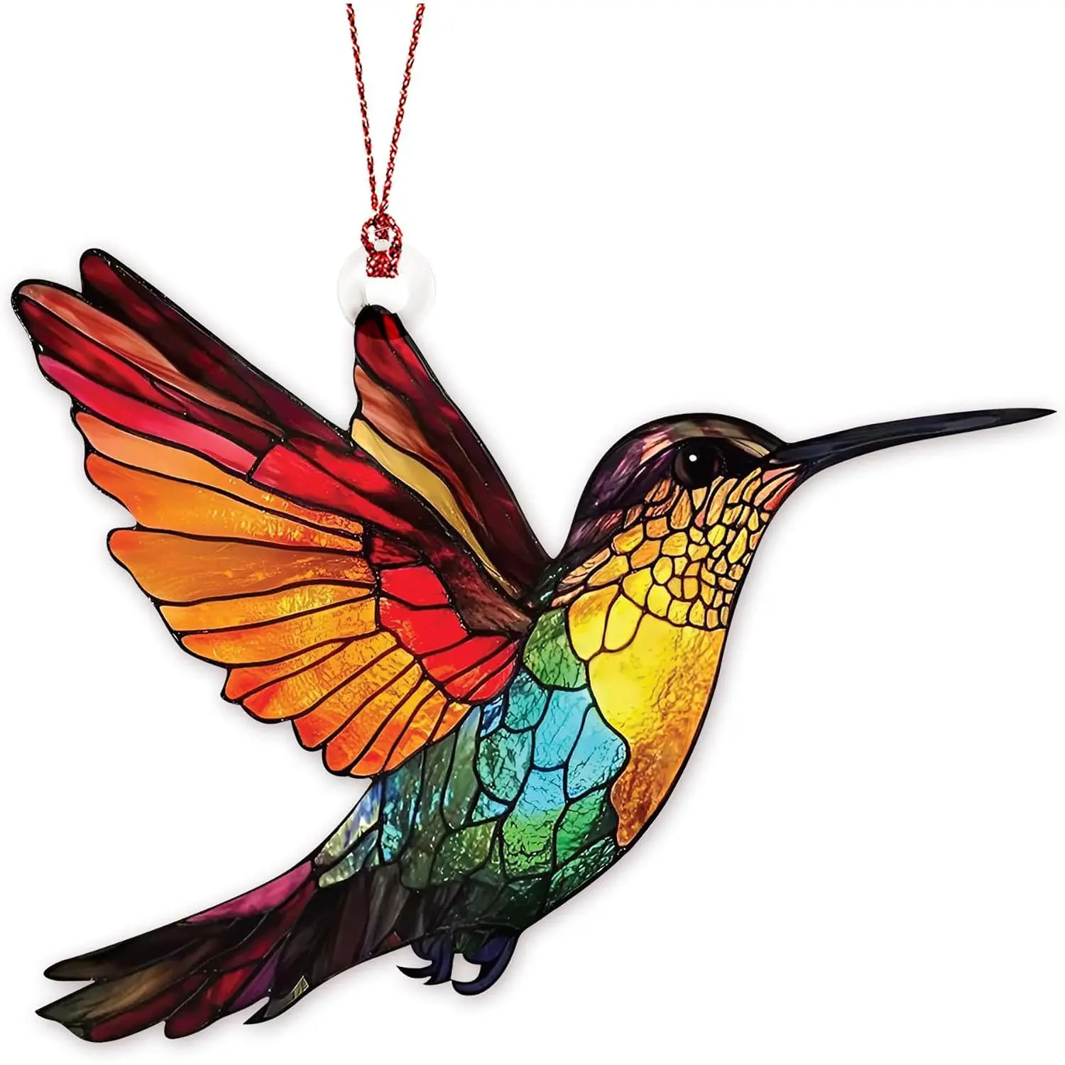 Hummingbird Gifts for Women, Colorful Hummingbird Ornament, Bird Ornaments for Christmas Tree,  Decor for Door, Yard, Outdoor or Windows,  Decor, Birthday  for Mom