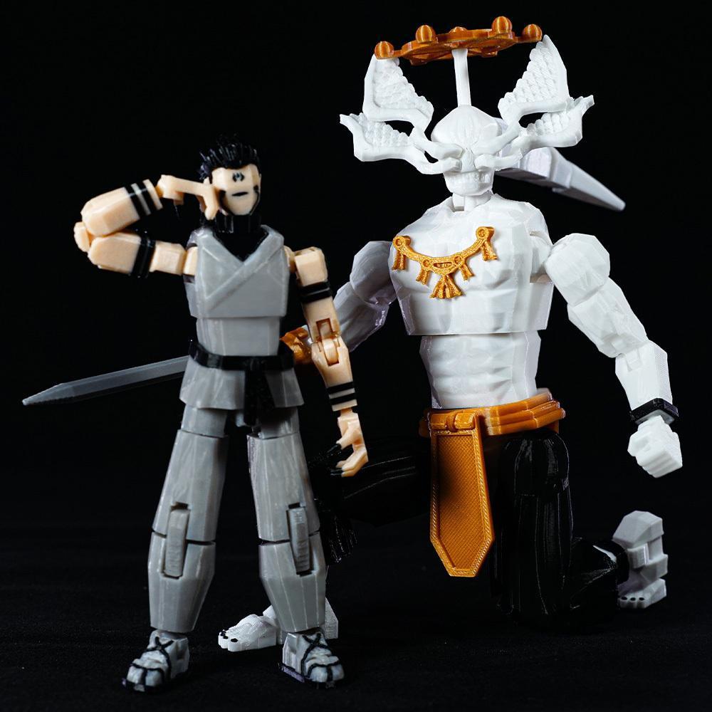 3D Printed Jujutsu Kaisen Ryomen Mahoraga Toys Action Figures Anime Multi-Jointed Shapeshift Mannequin Model Ornaments Gifts