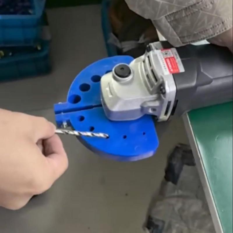 New Drill Bit Sharpener - Drill Bit Grinding Attachment, Drill Bit Sharpener for All Bits, Angle Grinder Drill Bit Sharpener, Multi-specification Drill Bit Grinding, Portable Drill Sharpener(1pc)