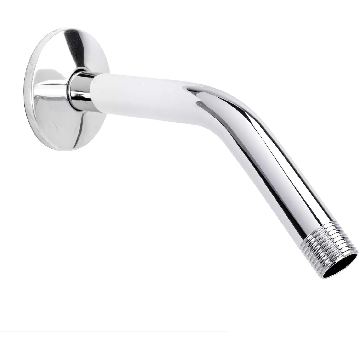 VETTA 8 Inch Shower Arm and Flange, Stainless Steel Construction, Shower  Extension Extender Pipe Arm, Chrome Finish