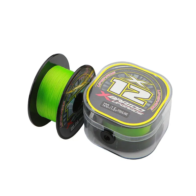 Lds Fishing Line 12 Strand Pe, 8.9-43.1kg Strength, 120m Smooth Fishing Line, Suitable for Freshwater and Saltwater, Universal Fishing Line, Fishing Equipment