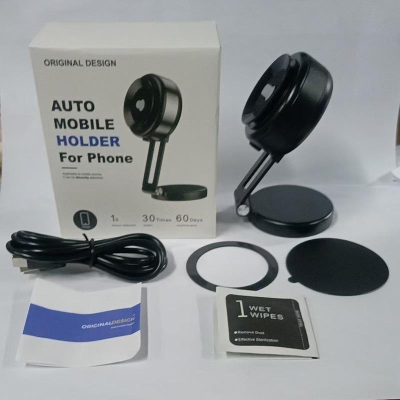 Magnetic Car Phone Holder, Foldable Magnetic Car Phone Stand, Durable Dashboard Phone Mount for Smartphones, Cell Phone Car Mount, Mobile Phone Accessories
