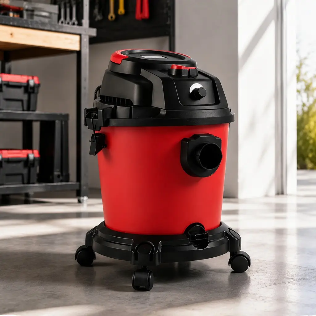 ARCH 5 Gallon Wet Dry Vacuum, 4.3 Peak HP 3-in-1 Shop Vac with Blowing Function, Wet/Dry Vacuum Cleaner for Floor Upholstery Car Gap Home Workshop, Black+Red