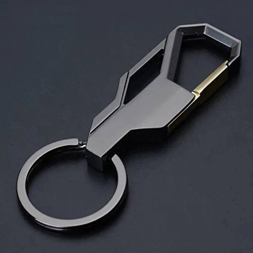 3 Pack Car Key Chain Key Ring, Classic Black Business Keychain for Men and Women, Durable Car Key Ring for Key Organization