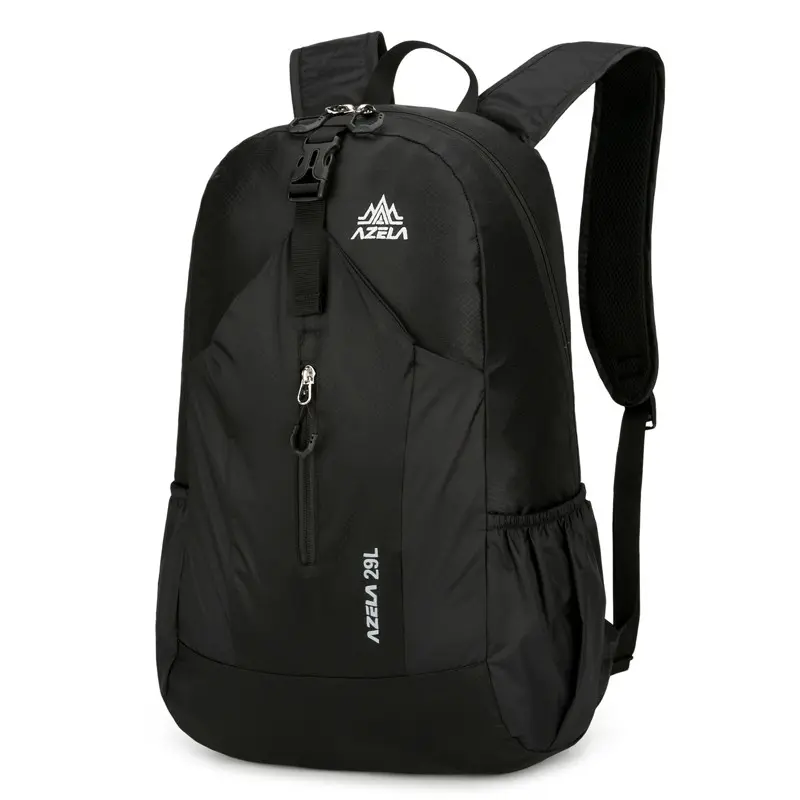 AZELA 29L Large Capacity Foldable Backpack Ultra Light Skin Bag Outdoor Hiking Travel Daypack Portable Waterproof Mountaineering Bag For Travel Camping Walking Trekking
