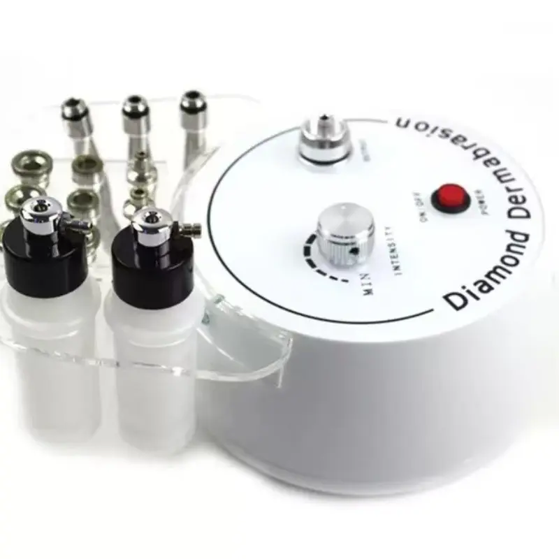 3-In-1 Diamond Micro-Etching Device, Pore Cleansing & Exfoliator, Oxygen Infusion, Blackhead Removal, Skin Brightening Beauty Tool