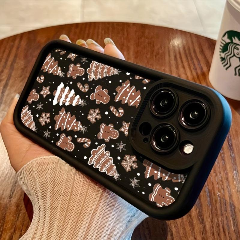 Creative Christmas Tree Patterned Case for iPhone 17 Pro Max 16 Plus 15 14 13 12 11 Air E Soft Silicone Protective Cover with Non-Slip Design Full Body Protection Cellphone Casing Gift for Friends Family