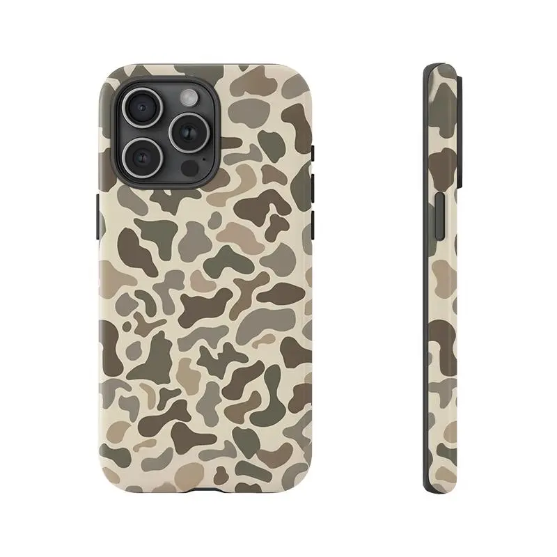 Camo Pattern Phone Case , Shockproof Rugged Cover Dual Layer Soft TPU Hard PC Bumper Hard Shell Design for iPhone 11 12 13 14 15 16 17 Pro Max & Samsung Galaxy S25 Ultra S24 Plus S23 FE S22 S21.MFL07