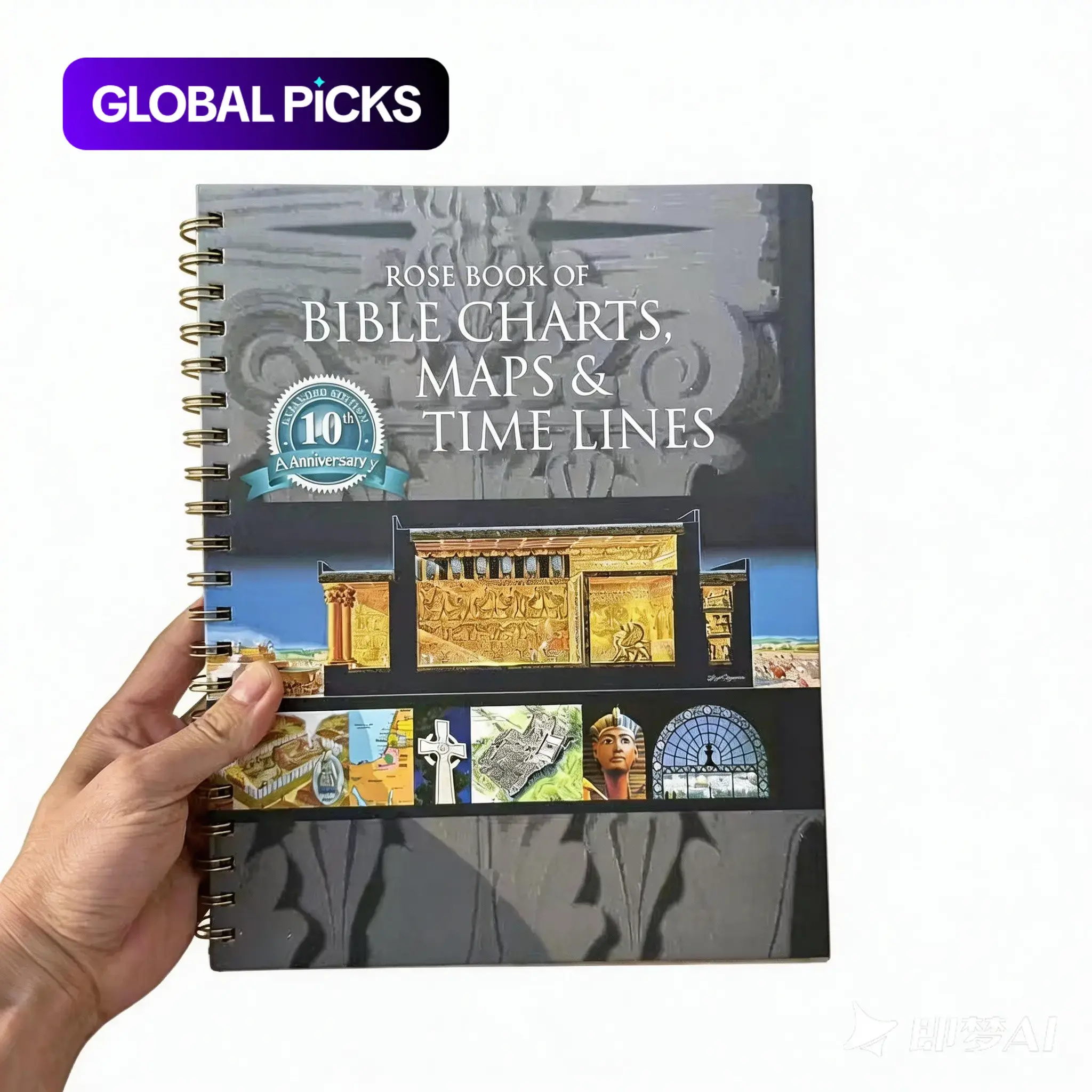 Bible Charts, Maps & Time Lines, Essential Religious Reference Tools, Perfect for Bible Study, Ministry & Teaching, Bible Study Supplies #GLOBAL PICKS