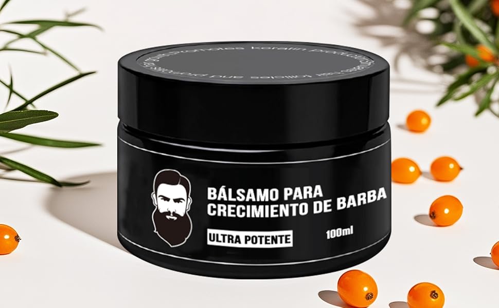 NEW Apollo Beard Stimulant, Beard Growth Balm, Ultra Powerful Beard Stimulating Balm, Beard Cream, Beard Growth & Moisturizes & Strengthens, 100ML / 3.5OZ