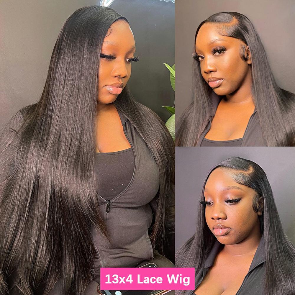 Bling Hair 360 Transparent Lace Frontal Wig Human Hair Pre Plucked 28 30 Inch Smooth Straight Human Hair Wigs 180Density Wig For Black Women Bling Hair 360 Transparent Lace Frontal Wig Human Hair Pre Plucked 28 30 Inch Smooth Straight Human Hair Wigs 180Density Wig For Black Women
