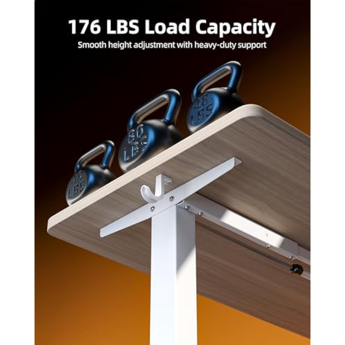 Standing Desk, 47 * 24 Inches Adjustable Height Stand up Desk,Sit Stand Home Office Table with Splice Board Standing Desk, 47 * 24 Inches Adjustable Height Stand up Desk,Sit Stand Home Office Table with Splice Board