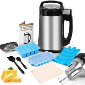 2 IN 1 Weed Decarboxylator and Infuser,  Infuser, Adjustable Temperature(32-250?F)304 Stainless Steel, Tincture Machine, Butter Machine Include Recipes Lifetime  (Sliver)
