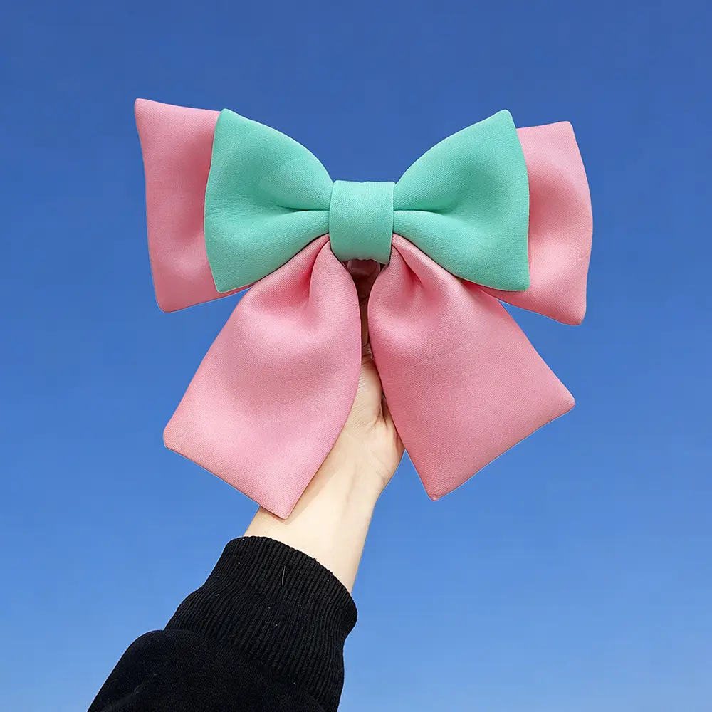 Pink and green color matching new large [rear orna