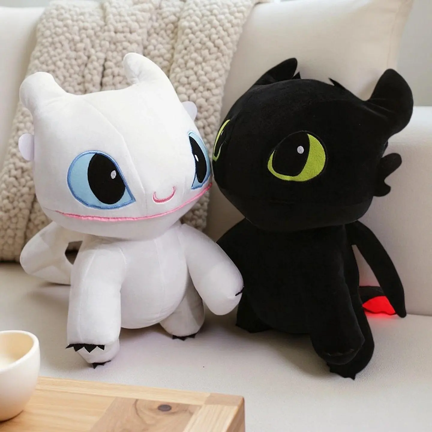Anime Toothless Night Fury Plush Toys How To Train Your Dragon Peripheral Stuffed Doll Kawaii Sofa Decor Birthday Gifts for Kids