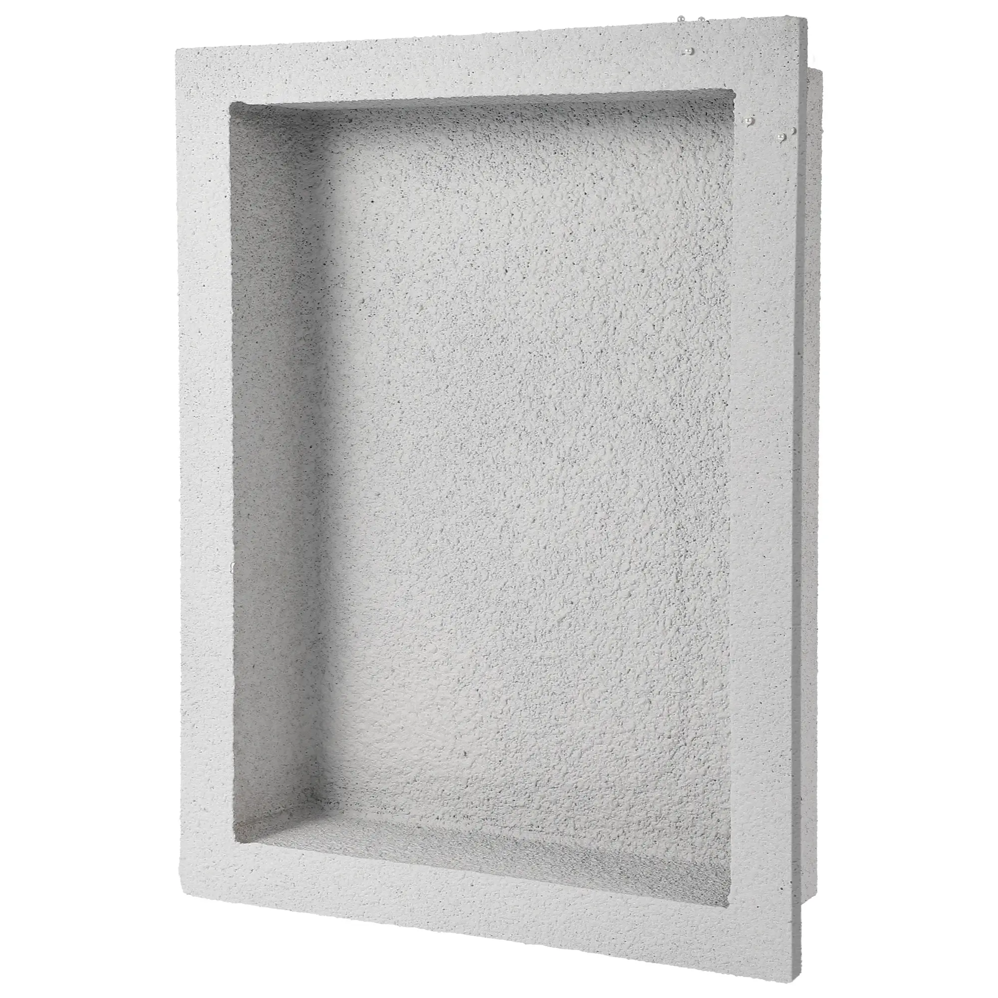 Gaomon 1-Piece Waterproof Recessed Shower Niche - Lightweight Bathroom Space Saver, Modern Square Corners, Easy Installation, Leakproof Shower Storage Wall Shelf for Bathroom Accessories, Ready to Tile, Suitable for Steam Rooms