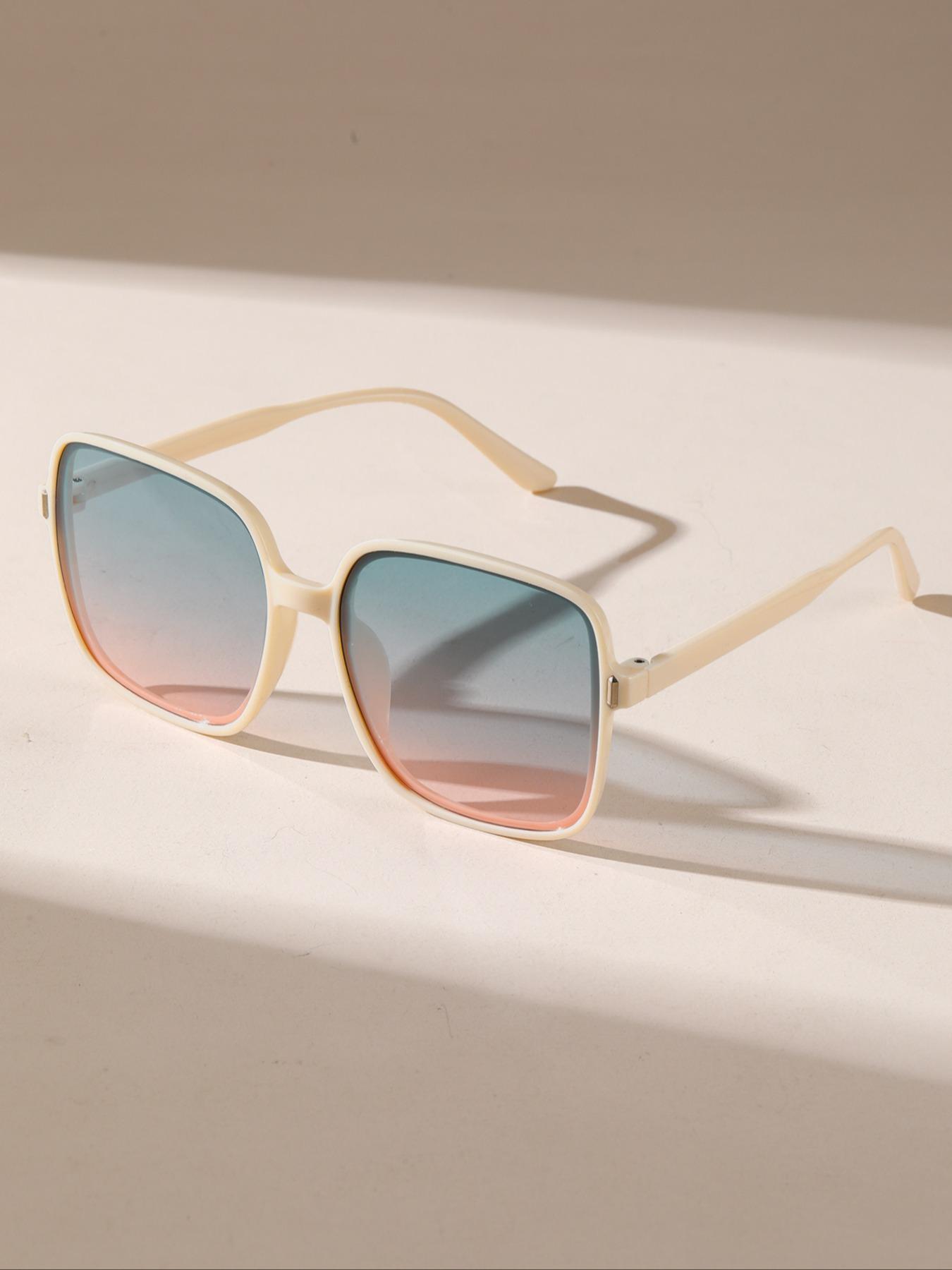 Unisex Street Trend Leopard Print Sunglasses As Summer Outfits 2024, Trendy Square Frame Sunglasses for Everyday Use, Fashionable Sunglasses, Leopard Pattern Sunglasses