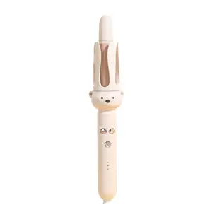 Automatic Rotating Curling Iron - 1.1 Inch (28mm) Curling Wand  Beach Waves, Anti-Scald, Anti-Tangle, Ceramic Coating, Dual Voltage, Hair Curler  Women, All Hair Types
