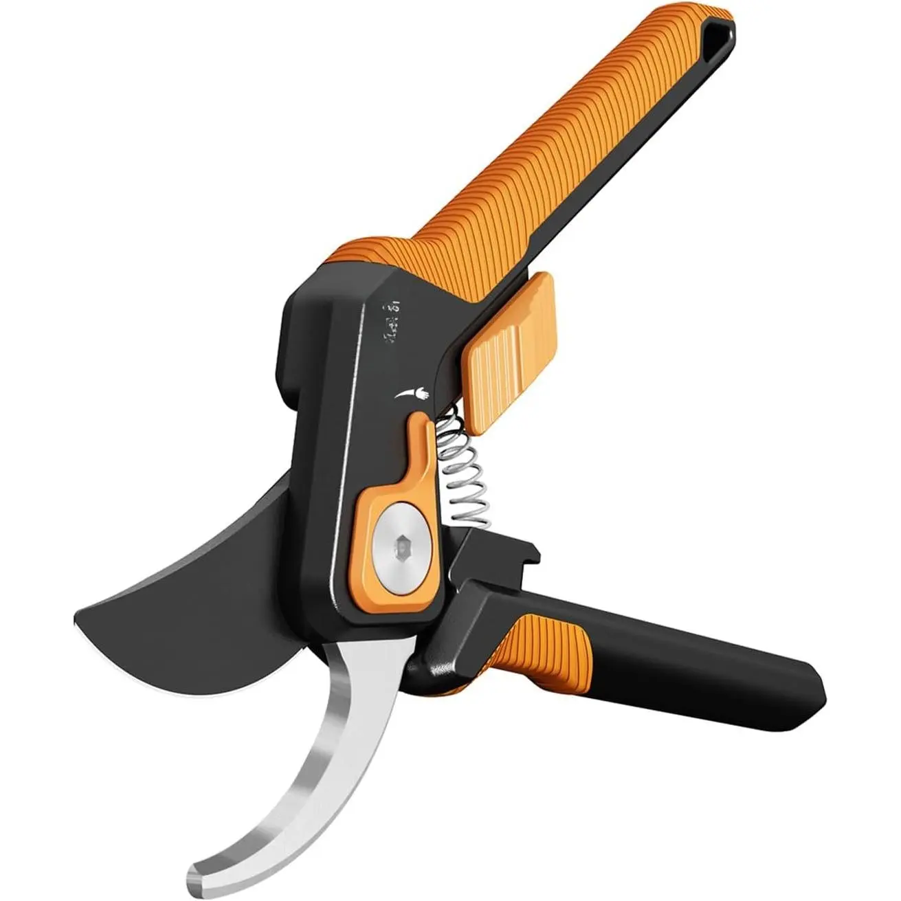 Pruning Shears for Gardening Professional Bypass Hand Pruner Stainless Steel   Garden   Flower Garden Clipper Orange 1 Pack