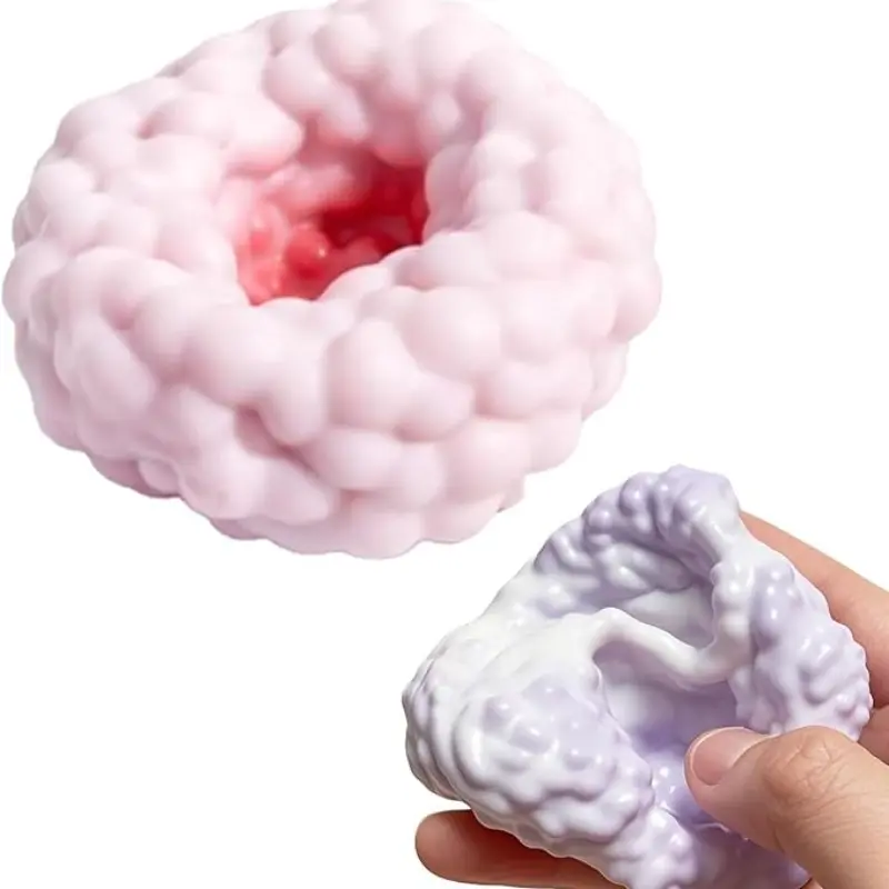 Pressure Release Squeeze Ball Toy, Elastic Squeeze Ball Stress Relief, Finger Toy, Sensory Toy, Relaxing Hand Exercise, Birthday Party Gift, Stress Relief Squishy