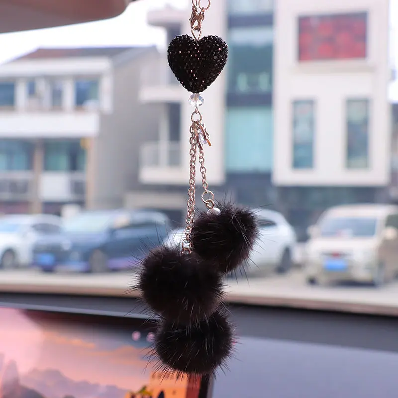 Black Heart + Black Faux Fur
