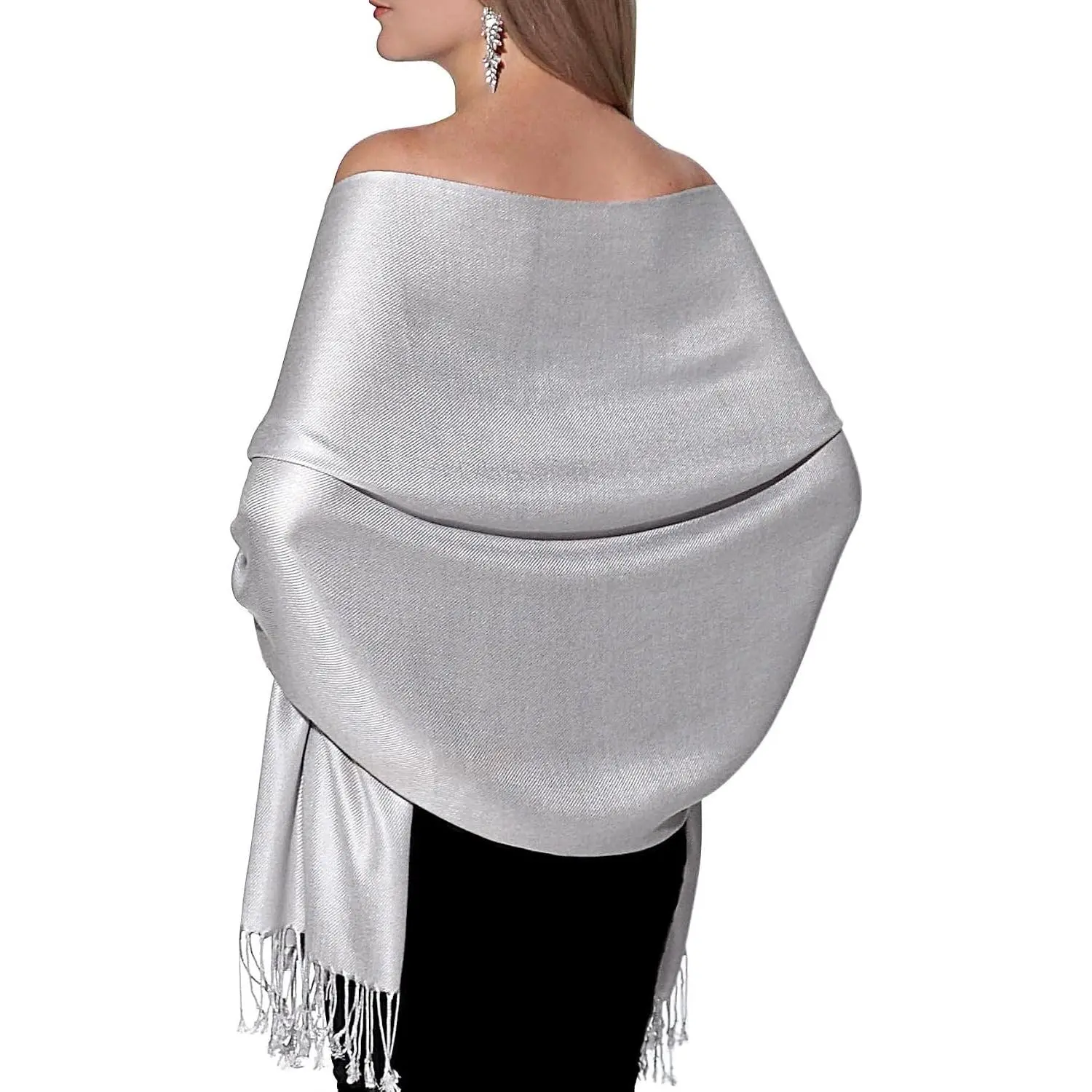 Pashmina Shawls and Wraps for Evening Dresses, Large Soft Pashminas Wedding Shawl