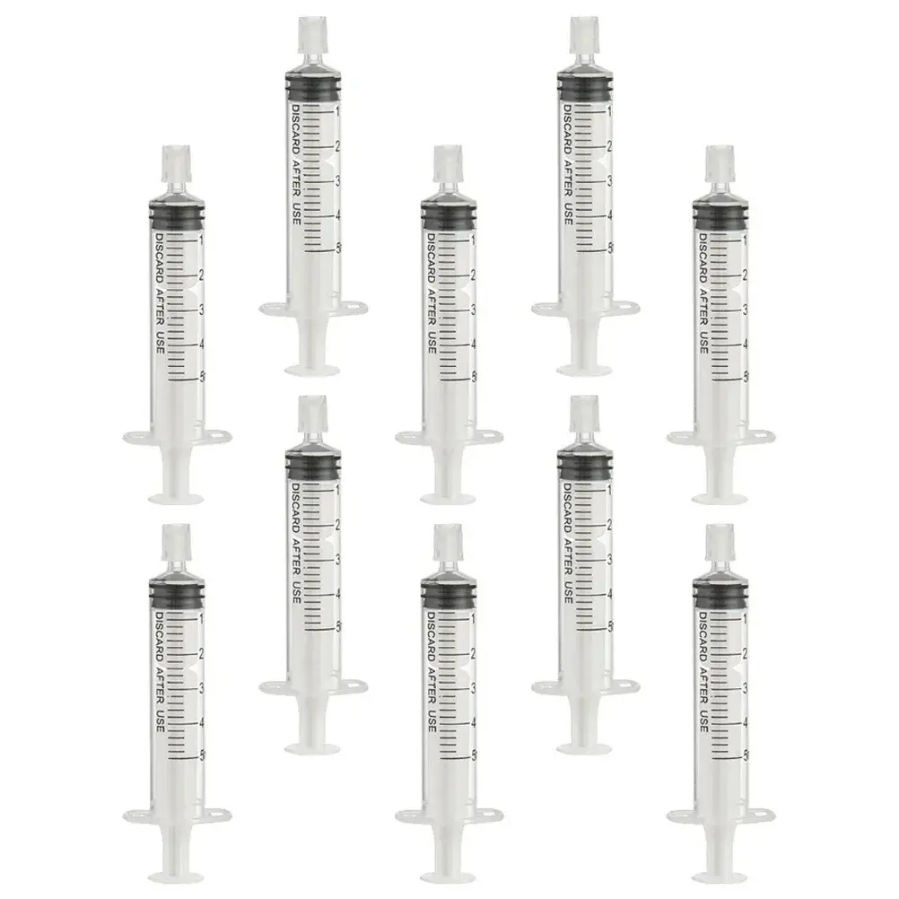 5/10ML Needle-Free Premium Material Sealed Syringe Perfume Dispenser, Transparent Graduated Travel Bottle, 10ML Plastic Container