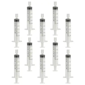 5/10ML Needle-Free Premium Material Sealed Syringe Perfume Dispenser, Transparent Graduated Travel Bottle, 10ML Plastic Container