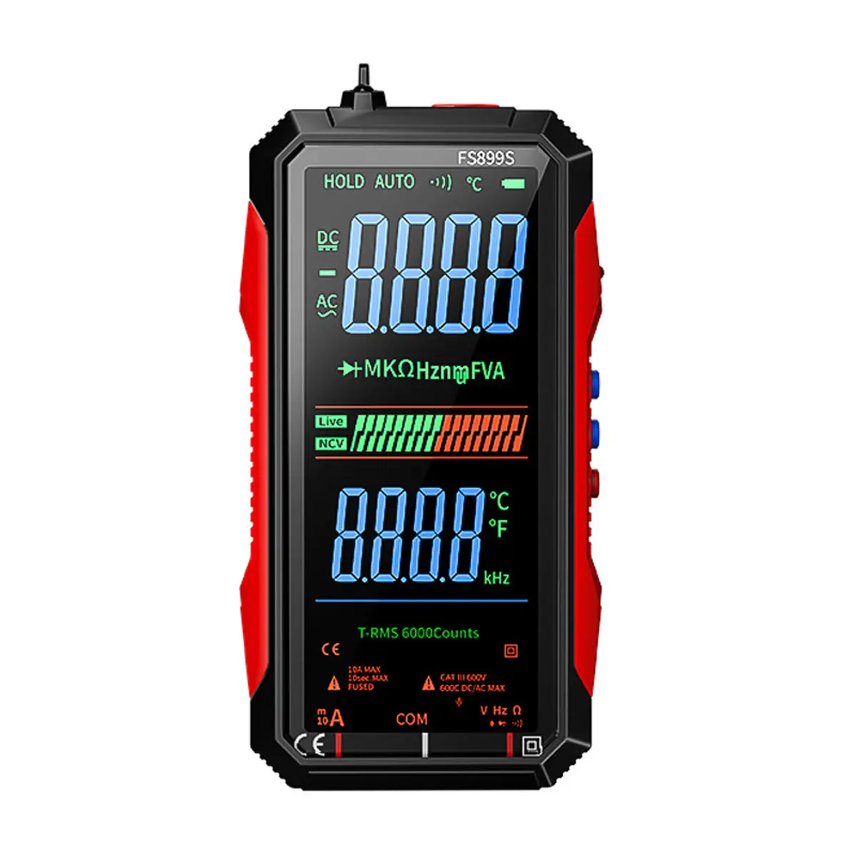 Portable Digital Smart Multimeter - High-Precision Auto-Ranging Electrical Maintenance Tester with Anti-Burn Protection, Full-Screen LCD, Voice Display, Voice Prompt for Cells Testing, Digital Multimeter