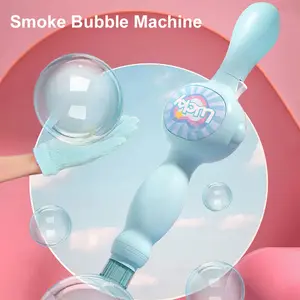 Automatic Smoke Bubble Machine | Portable & Fun Bubble Blower for Parties & Outdoor Play (Blue)