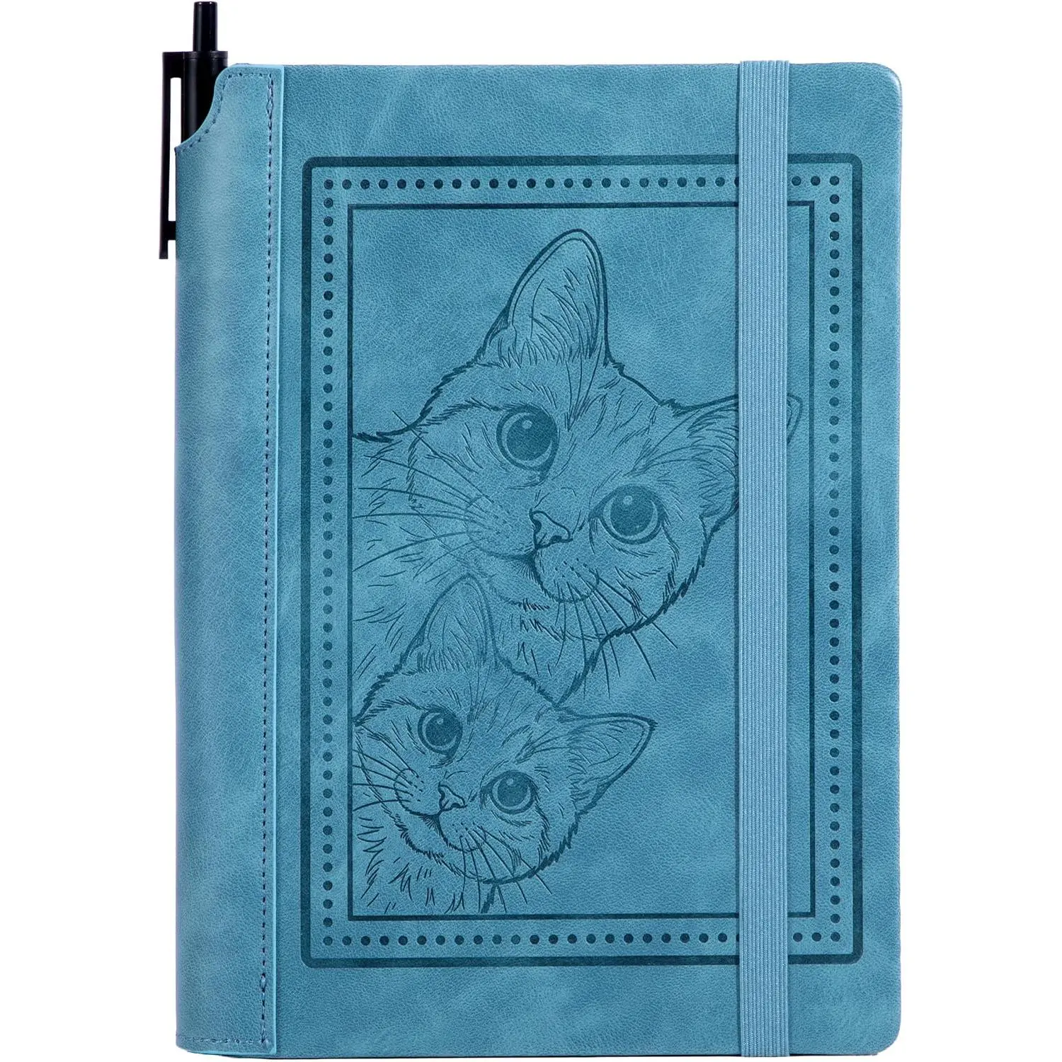 Minimalist A5 Size Journaling Notebook for Women, Ink Bleedproof 100 GSM Paper, 288 Pages, Hard Cover Vegan Leather, 180° Lay-Flat Design, Gift Box for Writing Enthusiasts