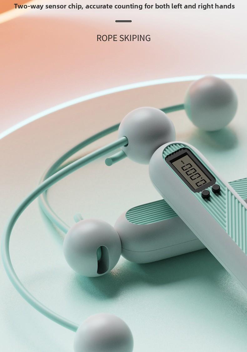 Counting Jump Rope Cordless Jump Rope Electronic Counting Jump Rope Indoor Exercise Fitness