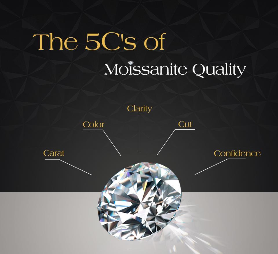 Fashionable Simple Design D Color VVS1 Fine Jewelry Moissanite Ring Wedding Celebration Daily Wear Replacement Ring Anniversary Gift R257